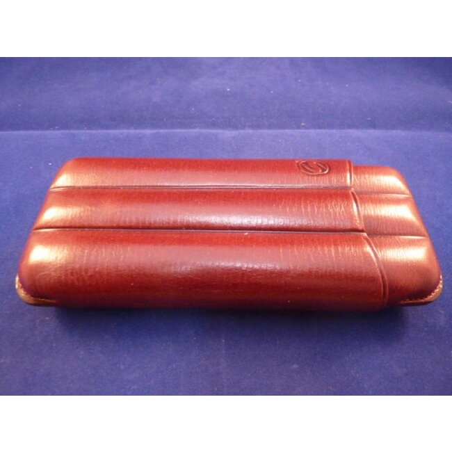 Cigar Case Brown Leather