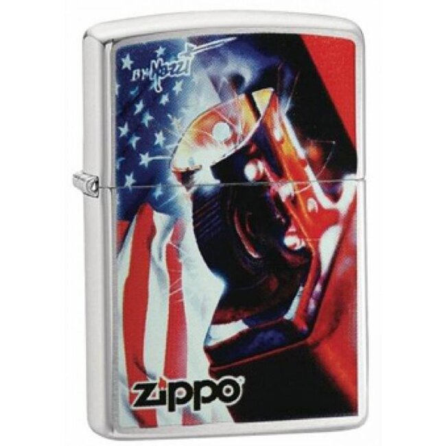 Zippo Lighter Zippo Mazzi USA Flag