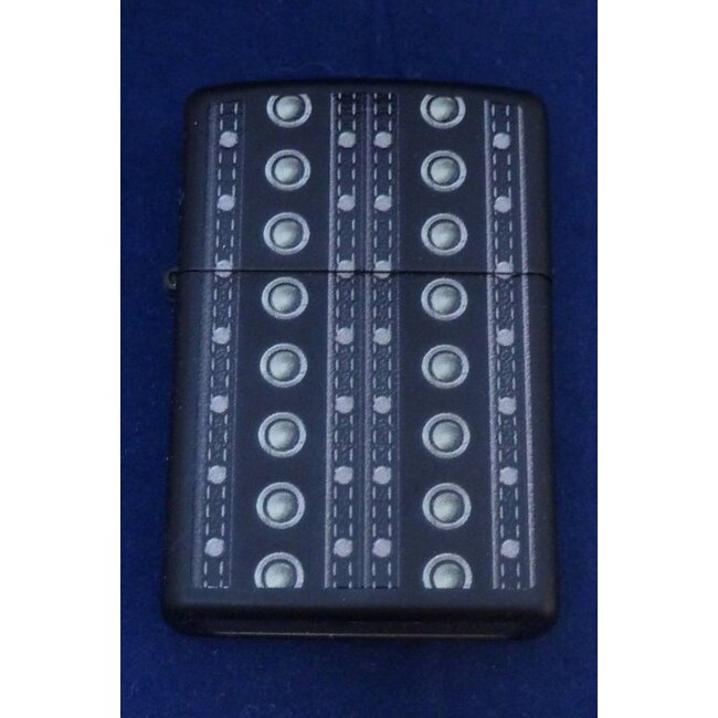 Lighter Zippo Black Button Design