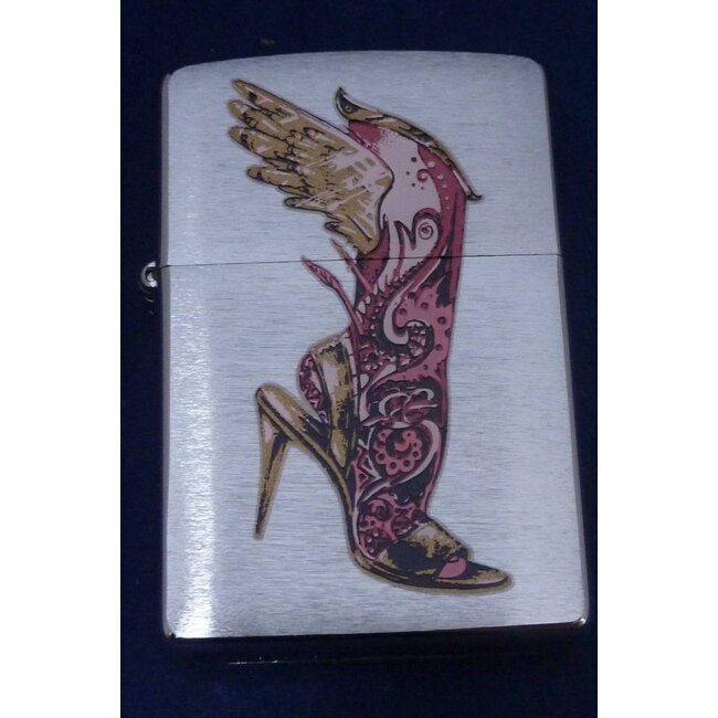 Lighter Zippo Leg with Wings and High Heels