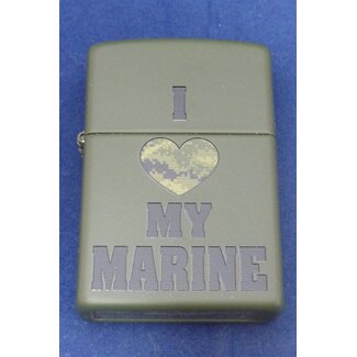 Zippo Lighter Zippo I Love My Marine