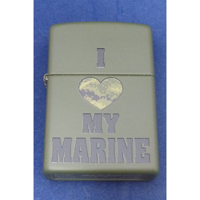 Zippo Lighter Zippo I Love My Marine