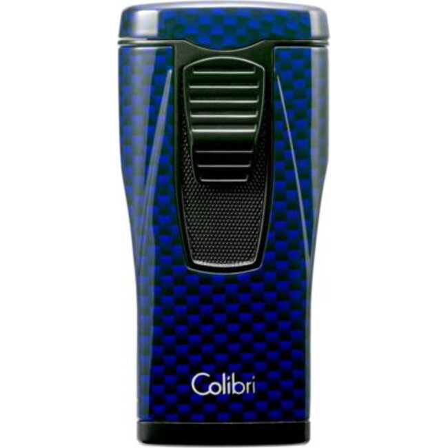 Colibri Aansteker Colibri Monaco II Carbon Design Blue