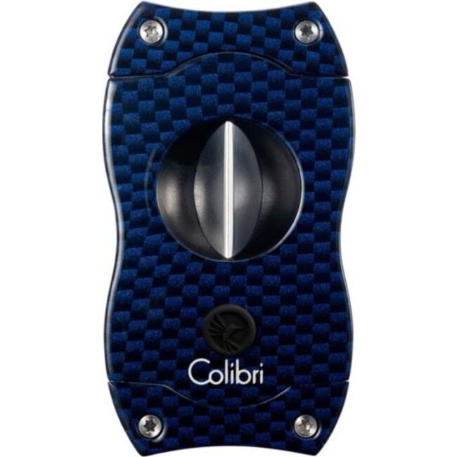 Cigar Cutter Colibri V-Cut Blue Carbon