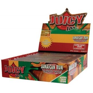 Juicy Jay's Juicy Jay's Jamaican Rum Kingsize Slim Rolling Paper Box