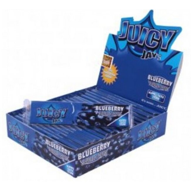 Juicy Jay's Blueberry Kingsize Slim Rolling Paper Box