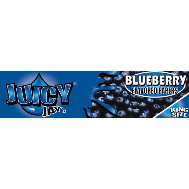Juicy Jay's Blueberry Kingsize Slim Rolling Paper