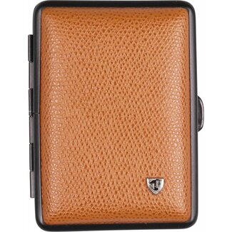 vom Hofe Cigarette Case Soft Leather Cognac Small