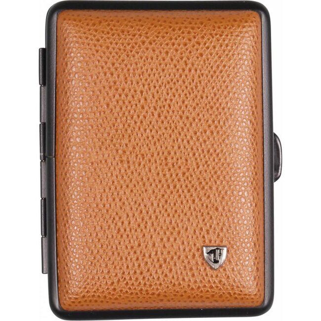 Cigarette Case Soft Leather Cognac Small