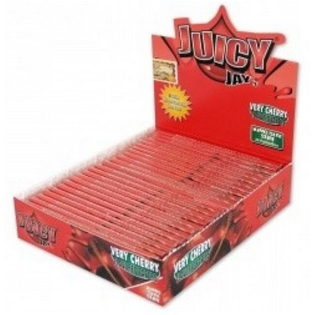 Juicy Jay's Very Cherry Kingsize Slim Rolling Paper Box