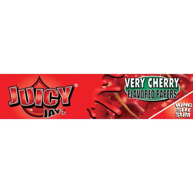 Juicy Jay's Juicy Jay's Very Cherry Kingsize Slim Rolling Paper