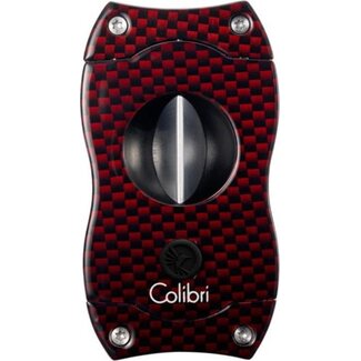 Colibri Cigar Cutter Colibri V-Cut Red Carbon