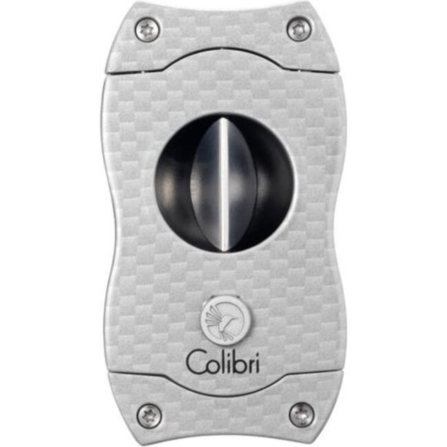 Cigar Cutter Colibri V-Cut Silver Carbon