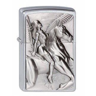 Zippo Aansteker Zippo Pegasus Amazone Emblem