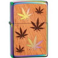 Aansteker Zippo Cannabis Woodchuck Emblem