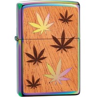 Lighter Zippo Cannabis Woodchuck Emblem