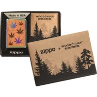 Aansteker Zippo Cannabis Woodchuck Emblem