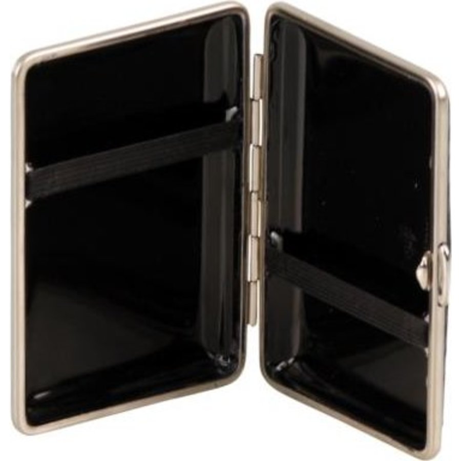Cigarette Case Leather Carbon-Look Small