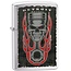 Lighter Zippo Detroit Piston Skull Flame
