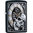 Lighter Zippo Skull Clock