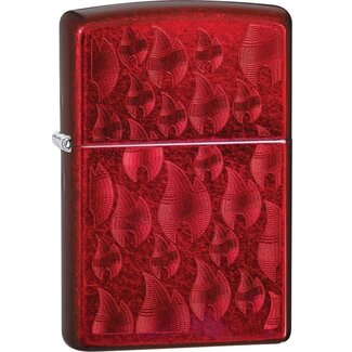 Zippo Lighter Zippo Candy Apple Red Iced Flames
