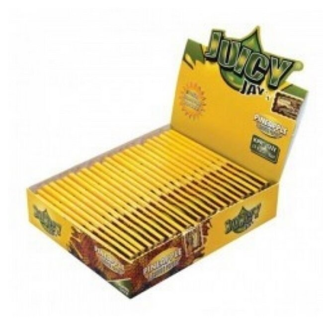 Juicy Jay's Juicy Jay's Pineapple Kingsize Slim Rolling Paper Box