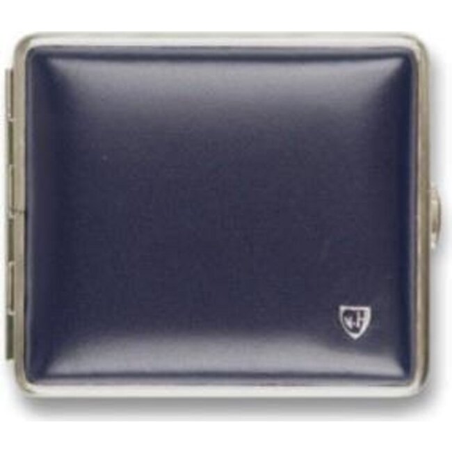 Cigarette Case Soft Leather Blue
