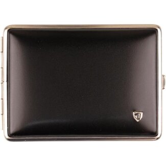 vom Hofe Cigarette Case Soft Leather Black