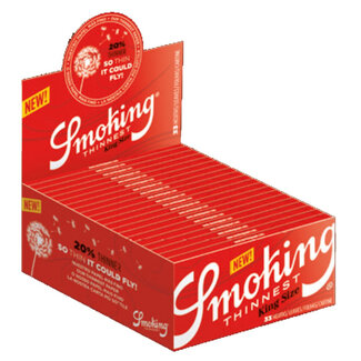 Smoking Smoking Kingsize Slim Thinnest Rolling Paper Box