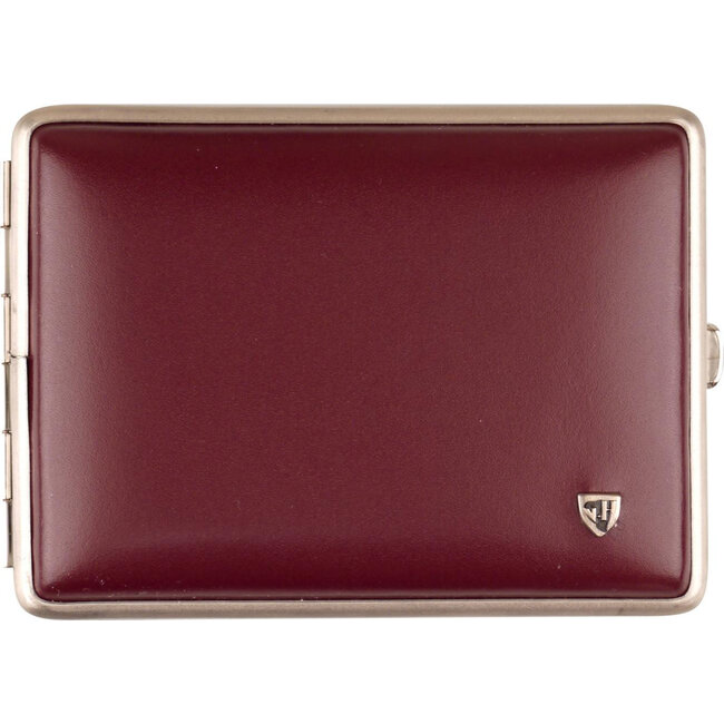 Cigarette Case Soft Leather Red 100 mm.