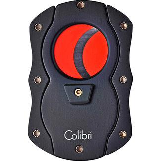 Colibri Cigar Cutter Colibri Cut Black with Red Blades