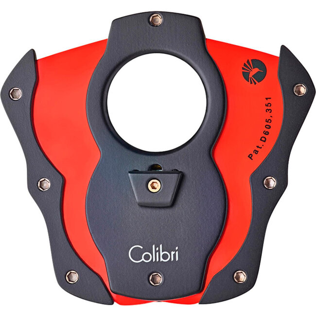 Cigar Cutter Colibri Cut Black with Red Blades