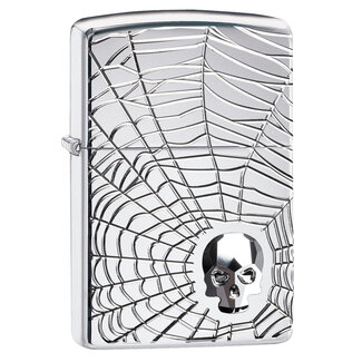 Zippo Lighter Zippo Armor Case Spider Web
