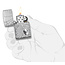 Lighter Zippo Armor Case Spider Web