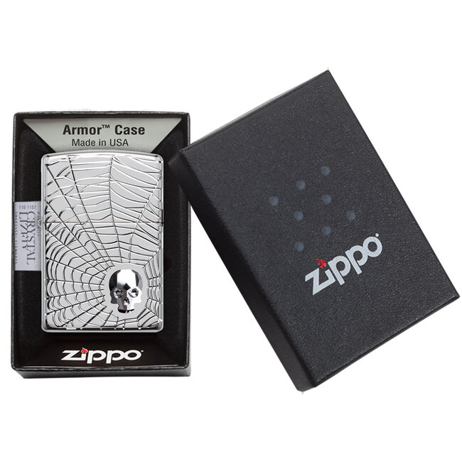 Aansteker Zippo Armor Case Spider Web
