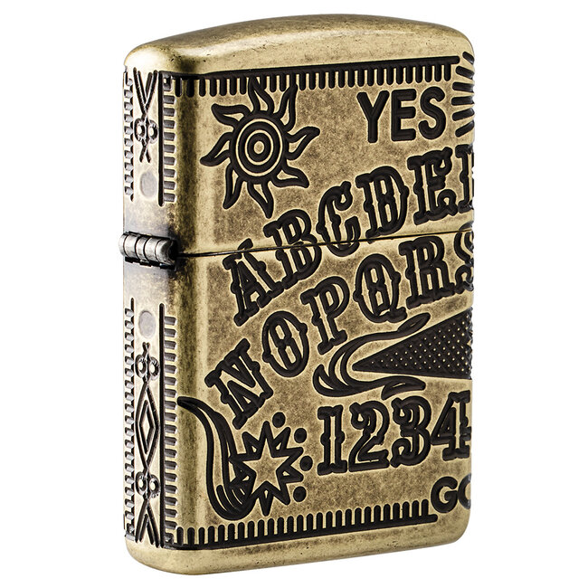 Aansteker Zippo Armor Case Ouija Board Multi Cut