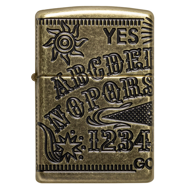 Aansteker Zippo Armor Case Ouija Board Multi Cut