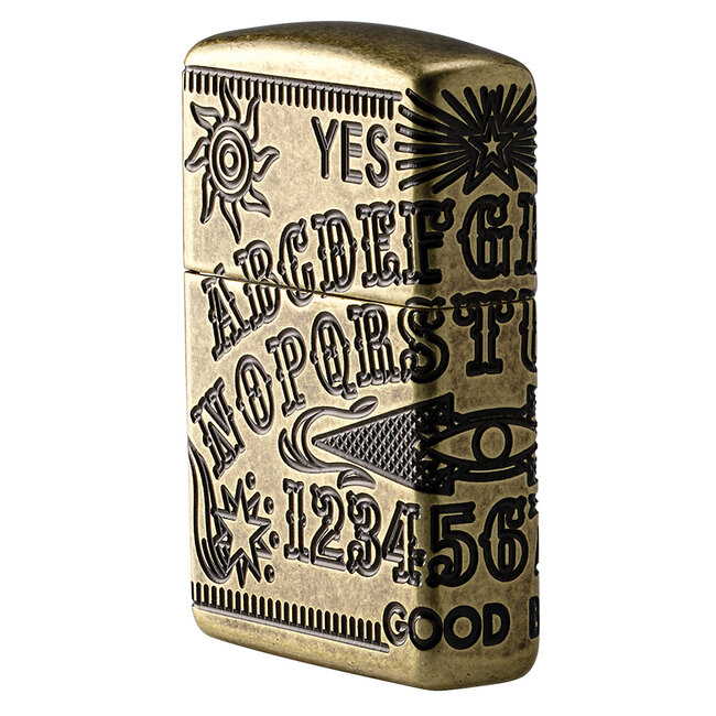 Aansteker Zippo Armor Case Ouija Board Multi Cut