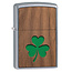 Lighter Zippo Woodchuck Emblem Clover
