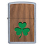 Lighter Zippo Woodchuck Emblem Clover