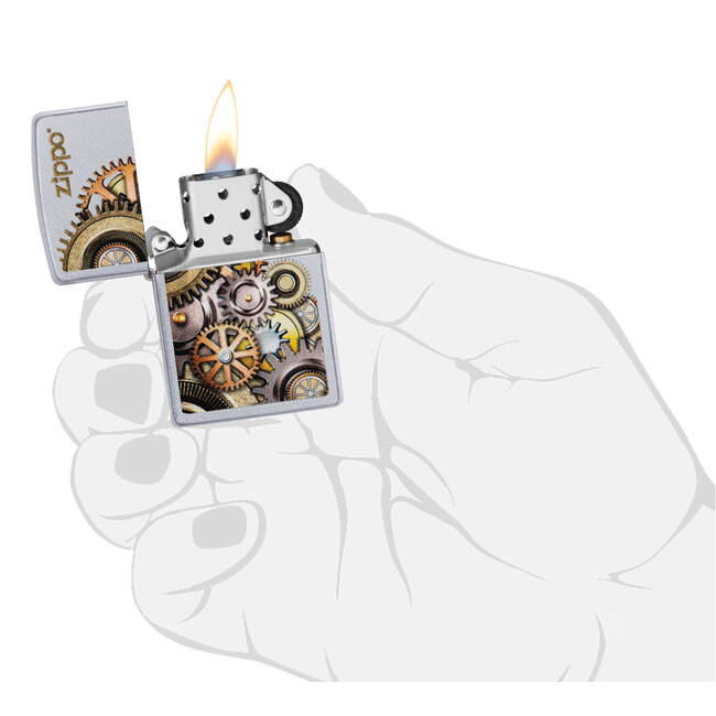 Aansteker Zippo Metallic Gears