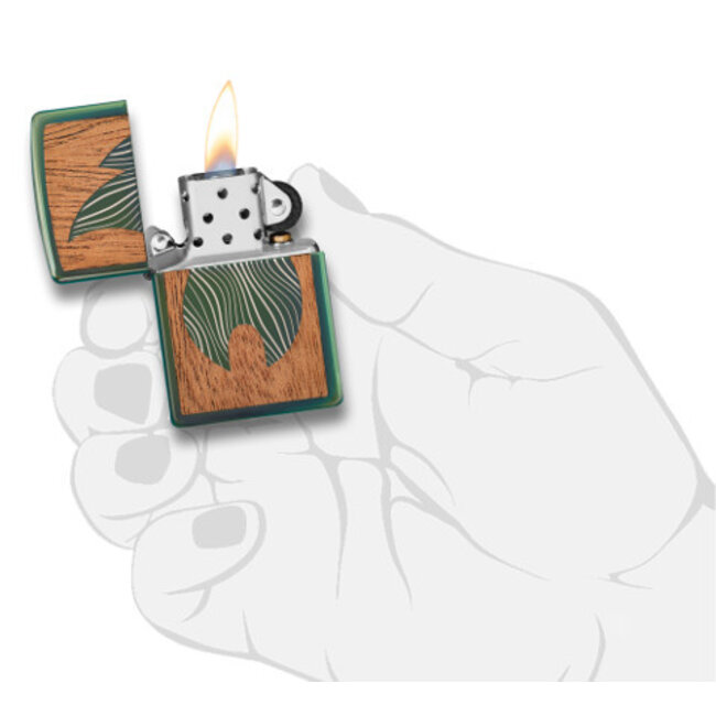 Aansteker Zippo Woodchuck Emblem Flame