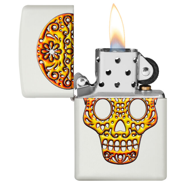 Aansteker Zippo 3D Print Sugar Skull