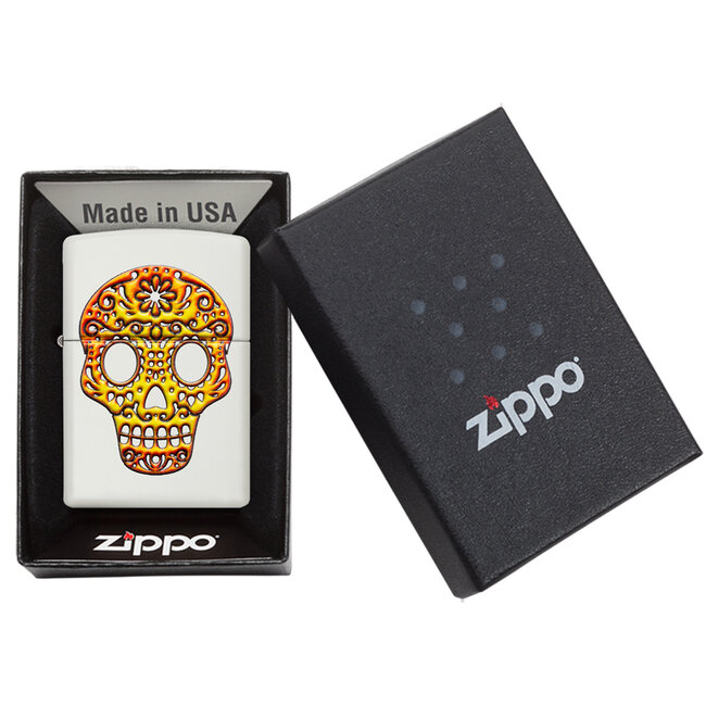 Lighter Zippo 3D Print Sugar Skull