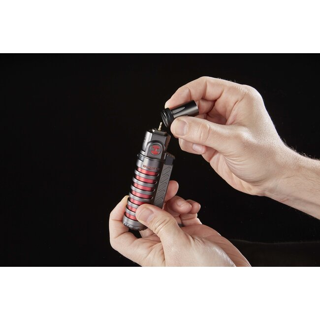 Aansteker Bugatti Vulcan Chrome Satin Blue