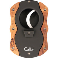 Cigar Cutter Colibri Cut Wood Black/ Light Burl