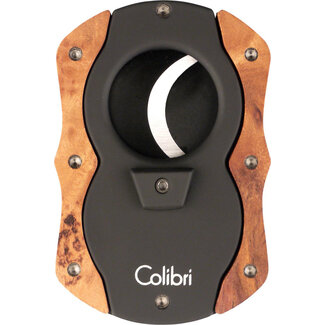 Colibri Cigar Cutter Colibri Cut Wood Black/ Light Burl