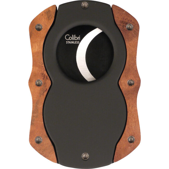 Sigarenknipper Colibri Cut Wood Black/ Light Burl
