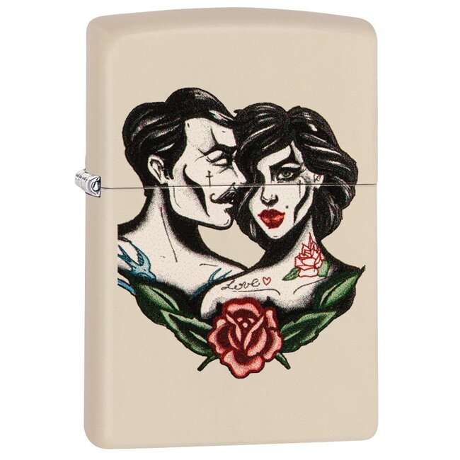 Zippo Aansteker Zippo Love Tattoo Rose