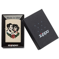 Aansteker Zippo Love Tattoo Rose